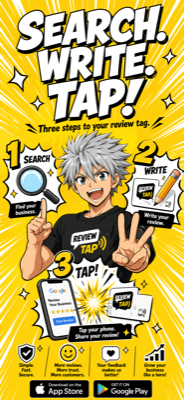 SEARCH. WRITE. TAP.